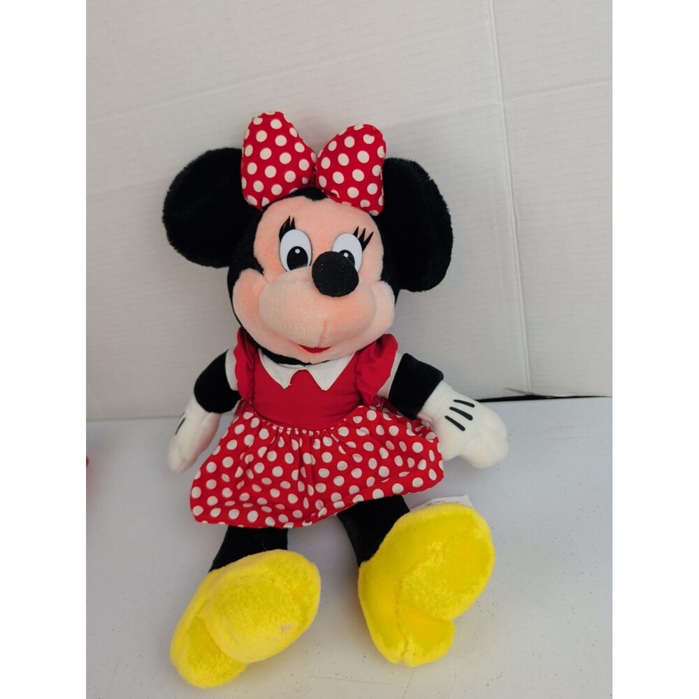 Polka Dot Dress Minnie Mouse Plush 18” VTG Disney 90's Nostalgia